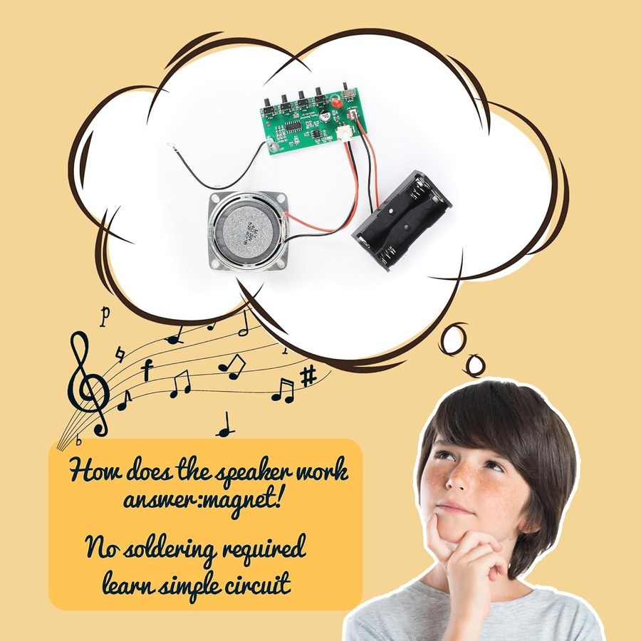 blue printed diy fm radio kit for kids view 5