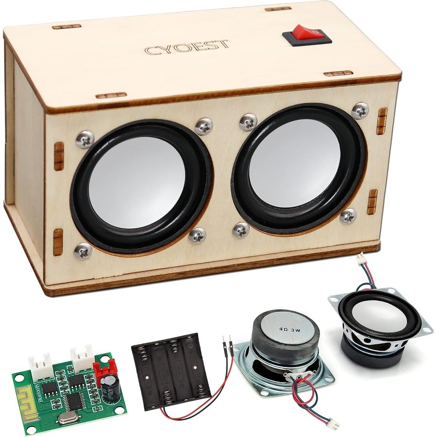diy bluetooth speaker kit and fm radio kit gift set view 2