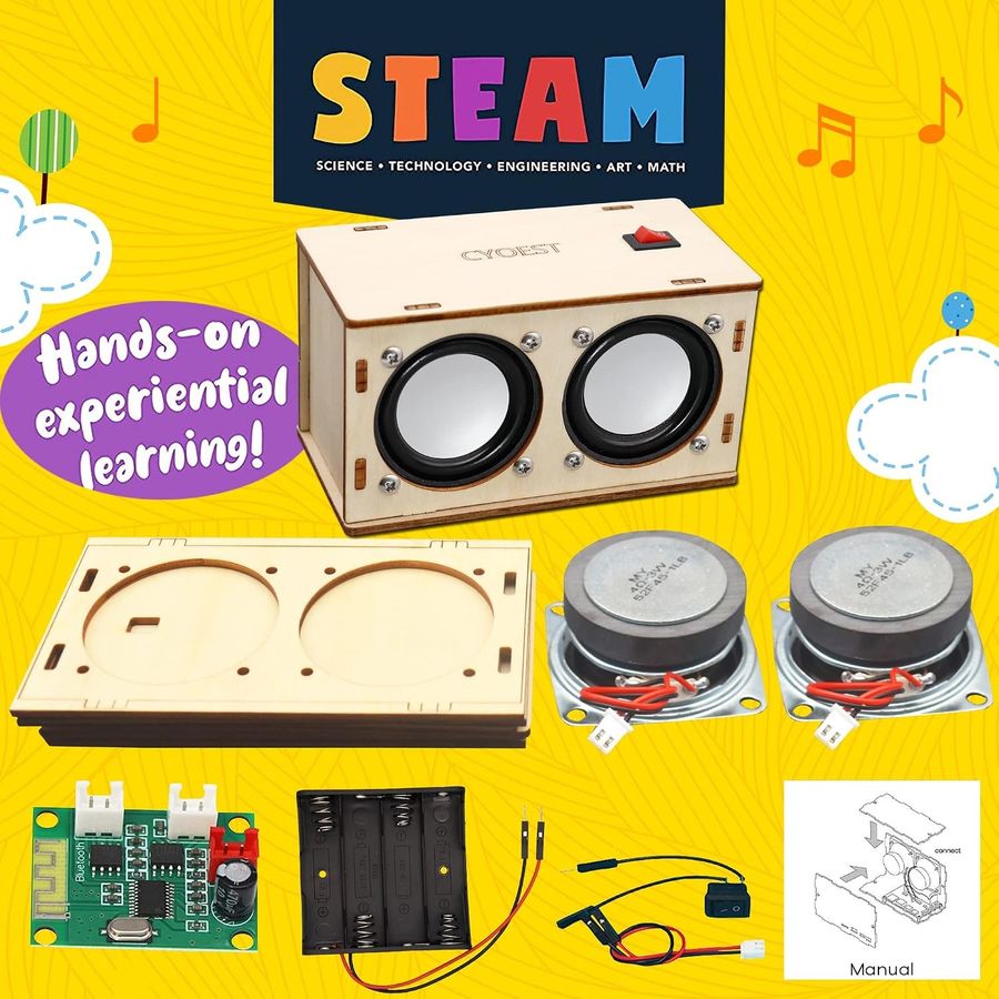 diy bluetooth speaker kit and fm radio kit gift set view 6